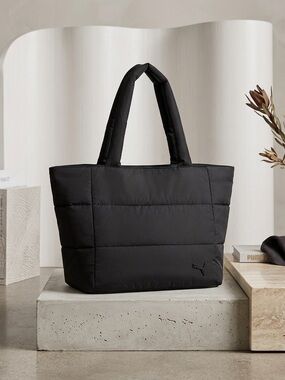 PUMA Puffer Quilted Y2K Streetware Tote Bag Laptop/Trolley Sleeve - 942589-01